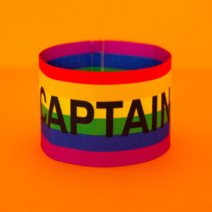 Gay Pride Rainbow Captain's Elasticated Armband –