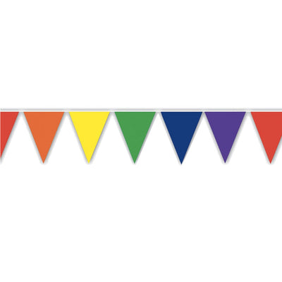 Gay Pride Rainbow Plastic Bunting (3.66m x 12 flags) 50707-RB