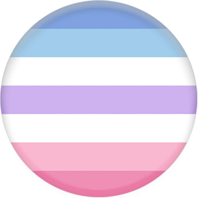 Bigender Pride Flag Small Pin Badge