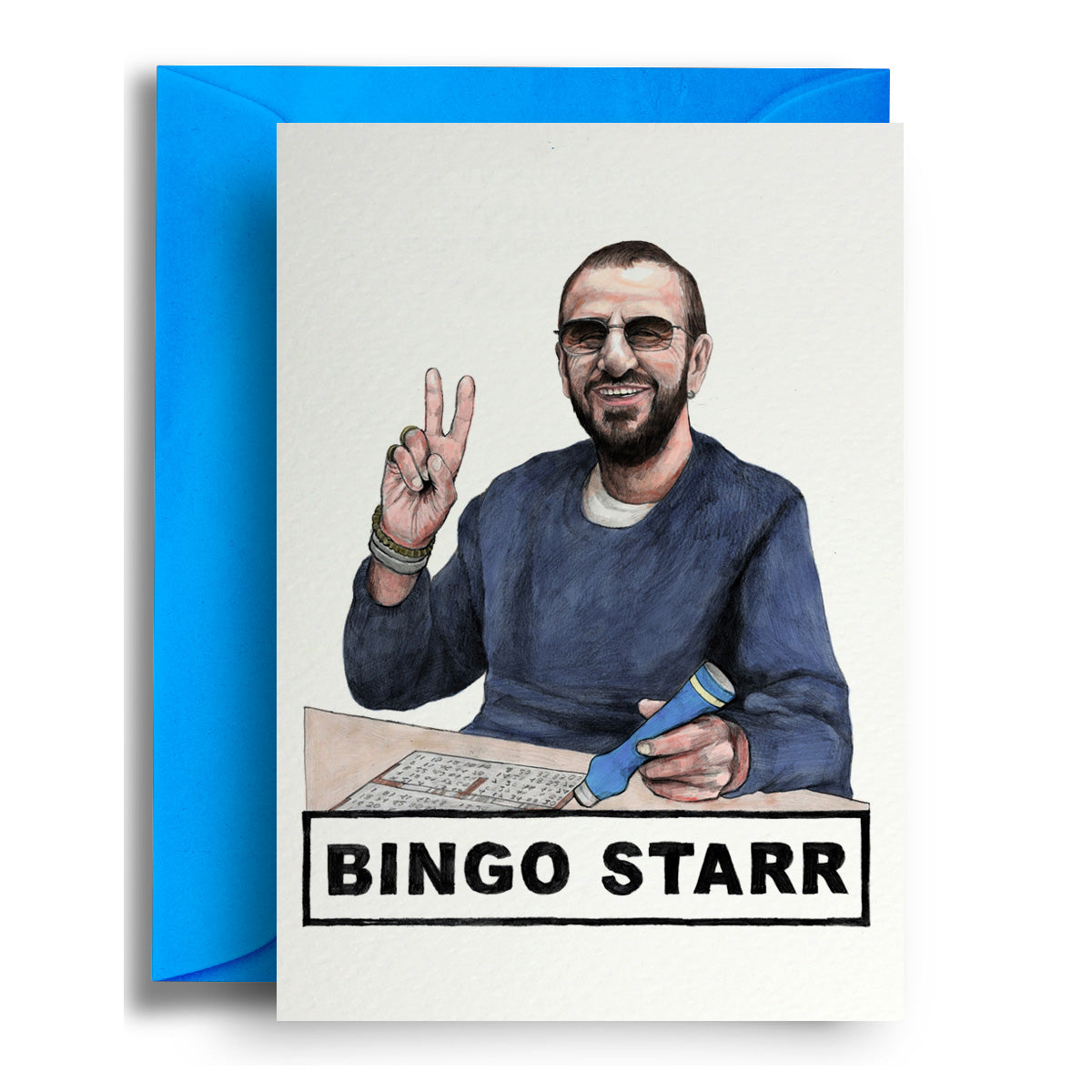 Bingo Starr - Greetings Card