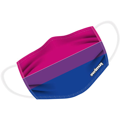 Bisexual Flag Twin Layer Face Mask