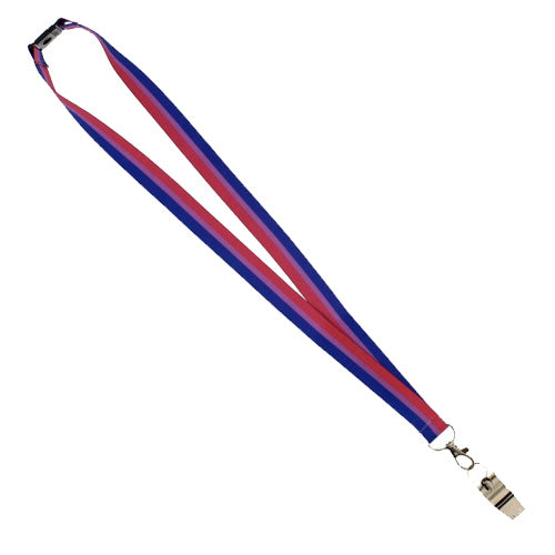 Bisexual Flag Lanyard And Whistle