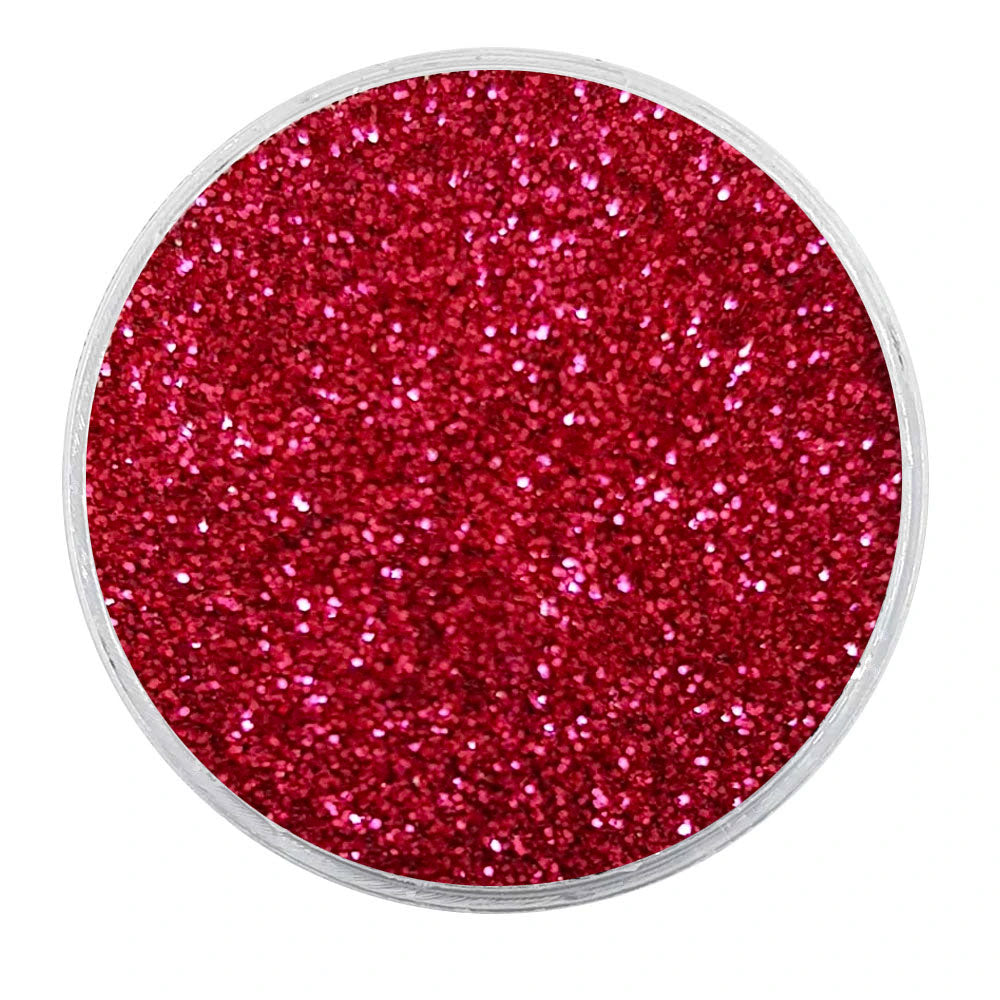 MUOBU Biodegradable Blush Red Glitter - Fine Metallic Glitter
