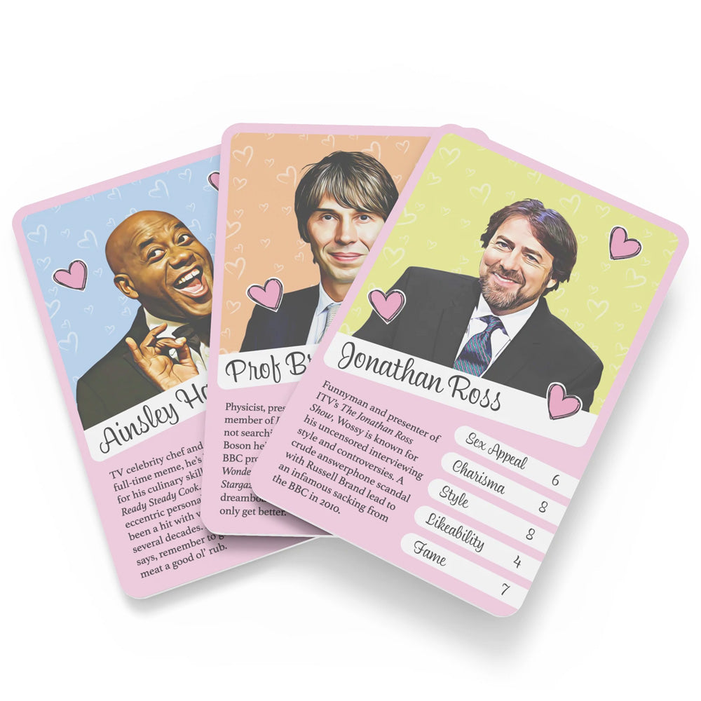 Weird Crushes British Hunks Card Game www gayprideshop co uk 