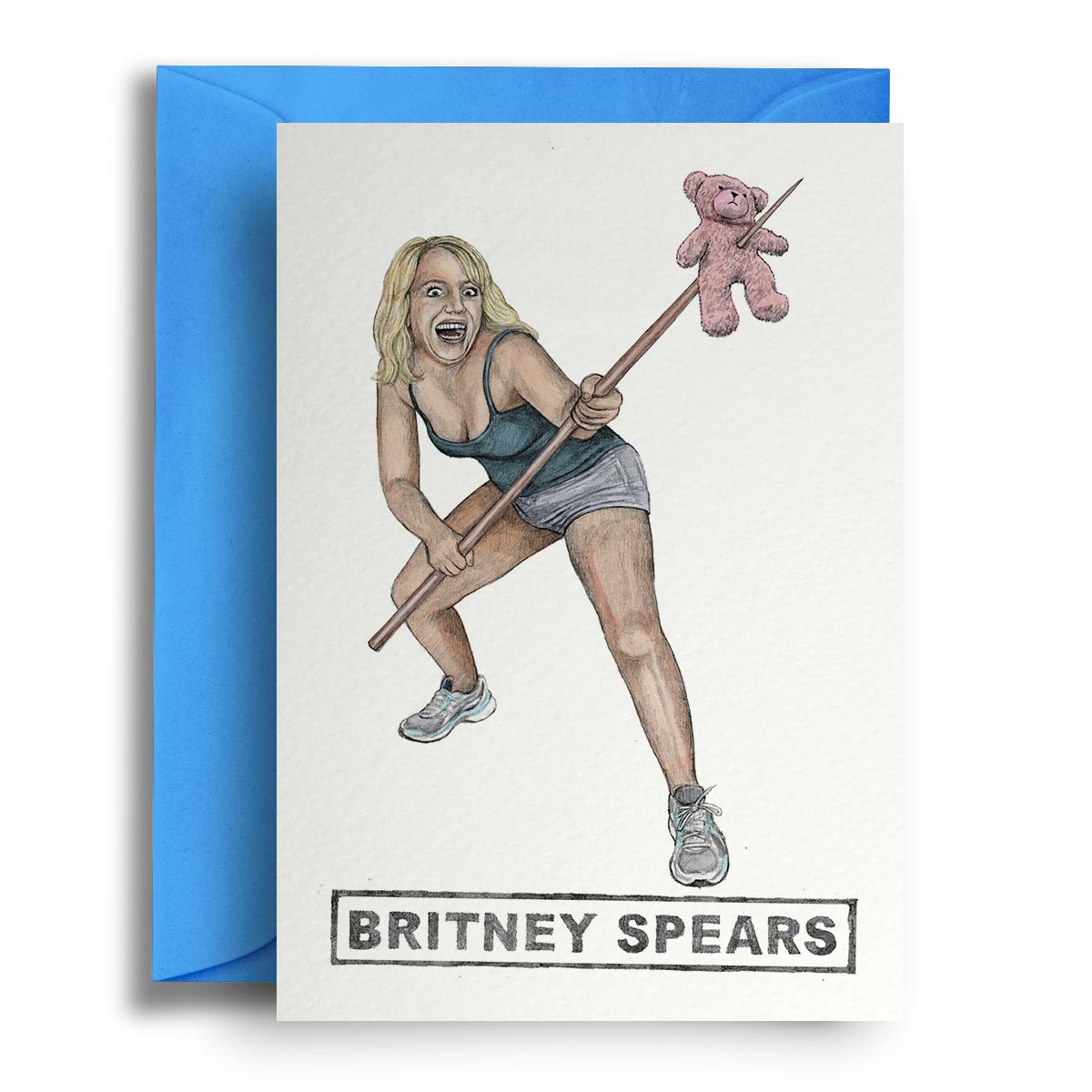 Britney Spears - Greetings Card