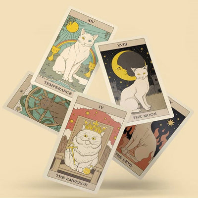 Cats Rule the Earth Tarot - 78-Card Deck and Guidebook for the Feline-Obsessed