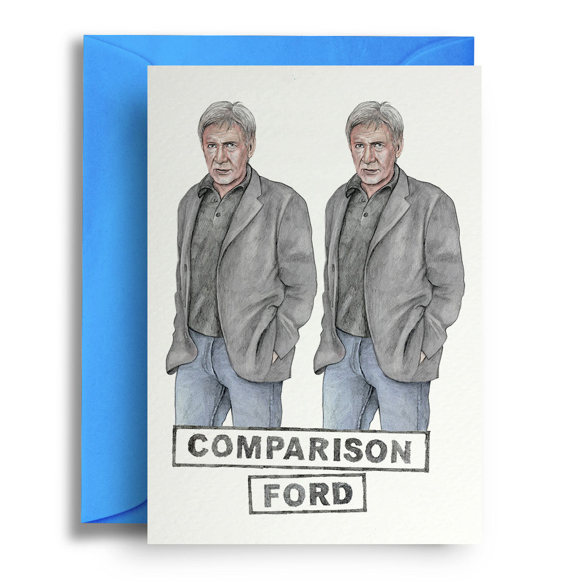 Comparison Ford - Greetings Card