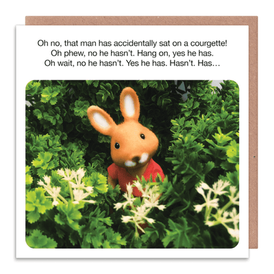 Forest Friends Courgette - Greetings Card