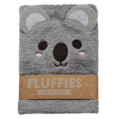 Fluffies Plush Animal A5 Notepad - Koala