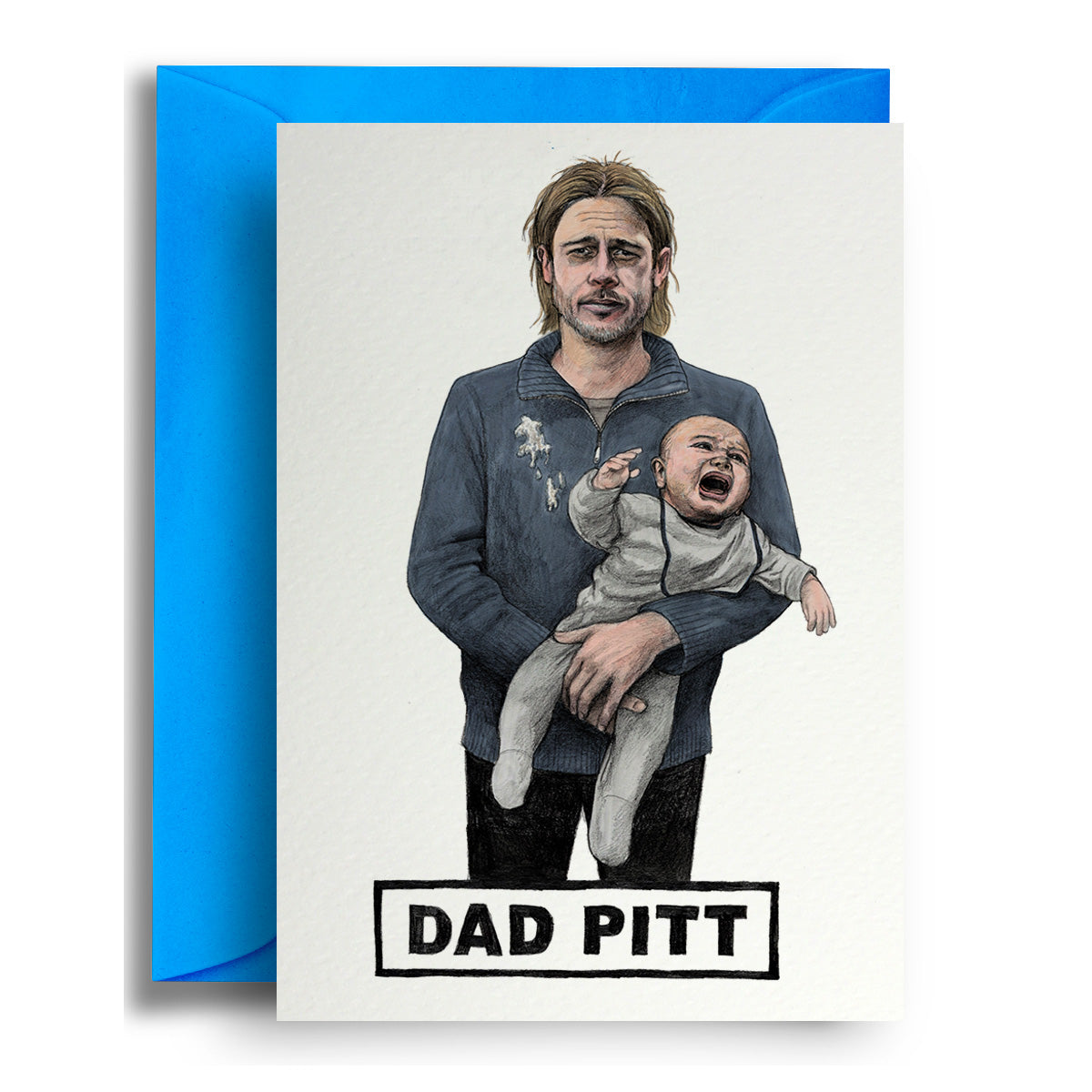 Dad Pitt - Greetings Card