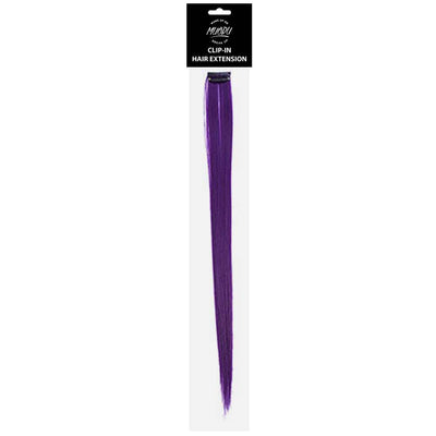 MUOBU Clip-In Hair Extension Strip - Dark Purple