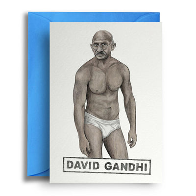 David Ghandi - Greetings Card