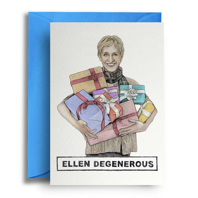 Ellen Degenerous - Greetings Card
