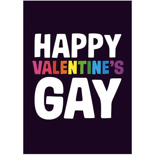 Happy Valentines Gay Valentines Card