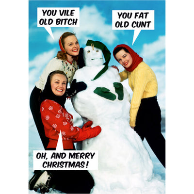 You Vile Old B*tch - Christmas Card