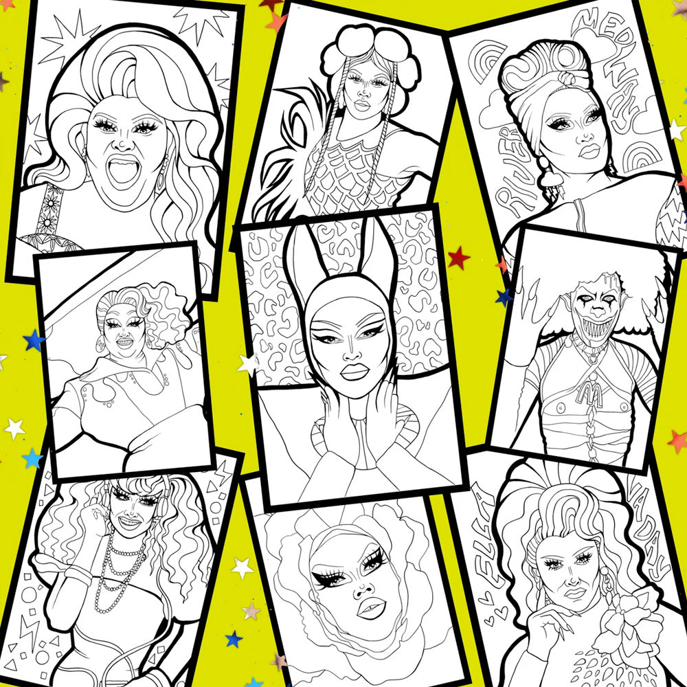 Drag Race Colouring Book Vol 4 (UK Edition) Book