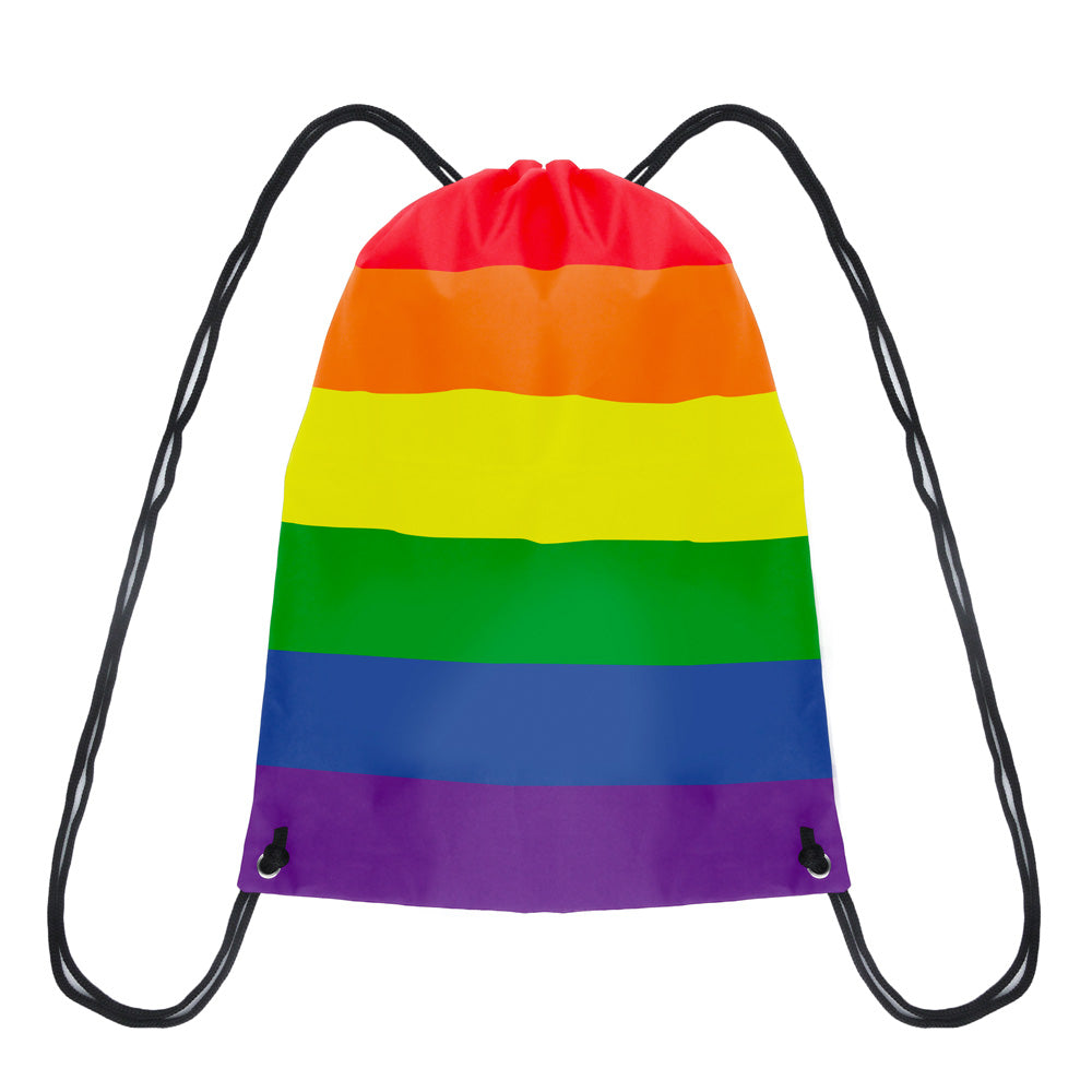 Drawstring Bag - Gay Pride Full Rainbow
