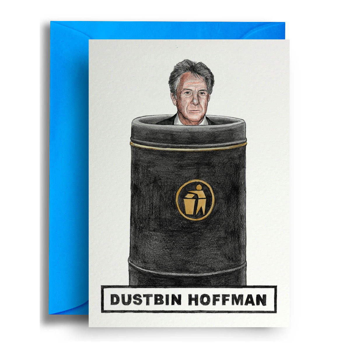 Dustbin Hoffman - Greetings Card