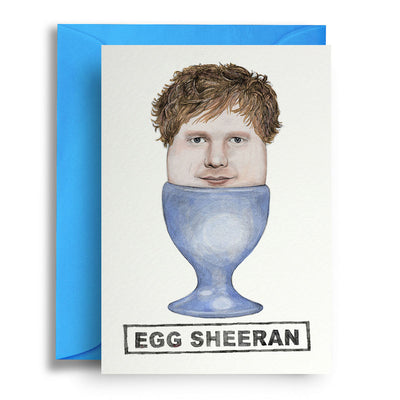Egg Sheeran - Greetings Card
