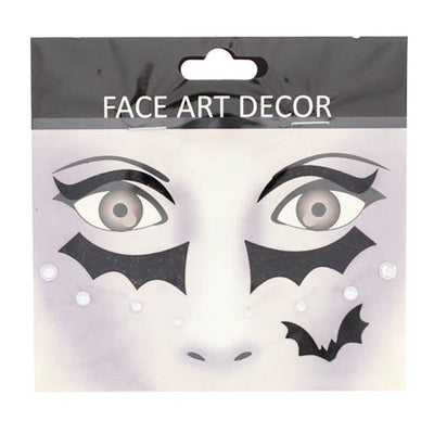 Halloween Face Stickers - Bat Wings