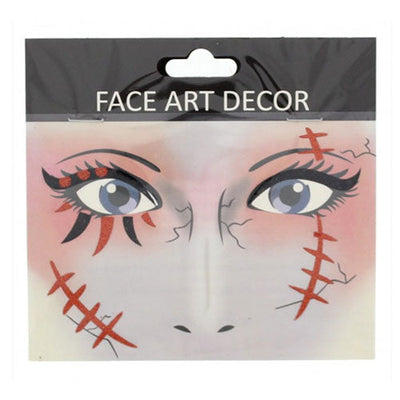Halloween Face Stickers - Bloody Scars