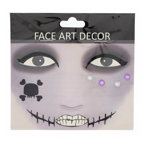 Halloween Face Stickers - Scar Mouth