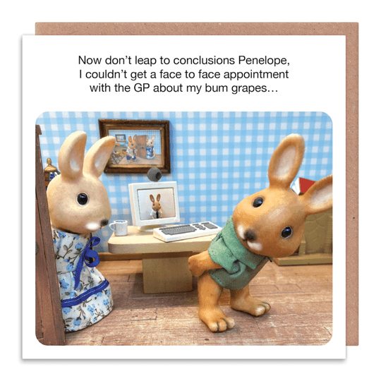 Forest Friends Face To Face Appointment - Greetings Card