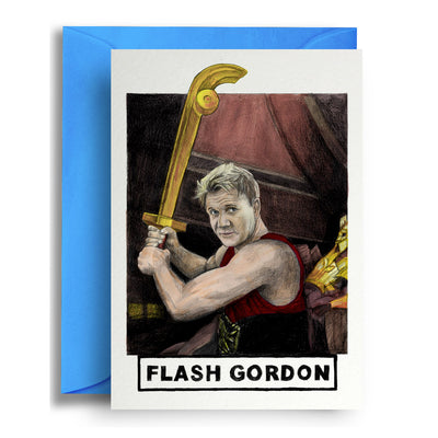 Flash Gordon - Greetings Card