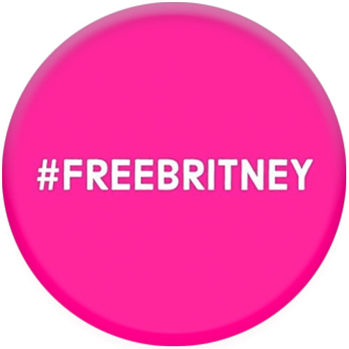 #FREEBRITNEY Small Pin Badge