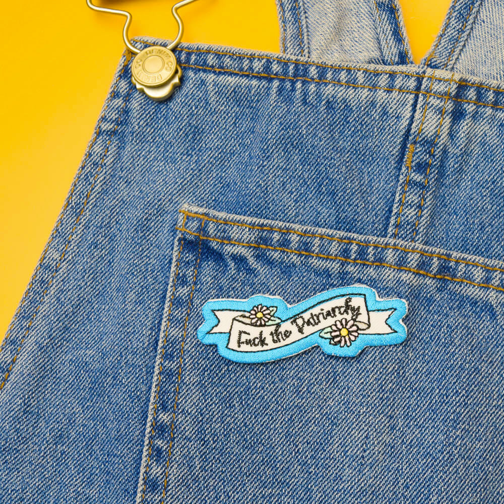 F*ck The Patriarchy Embroidered Iron-On Festival Patch