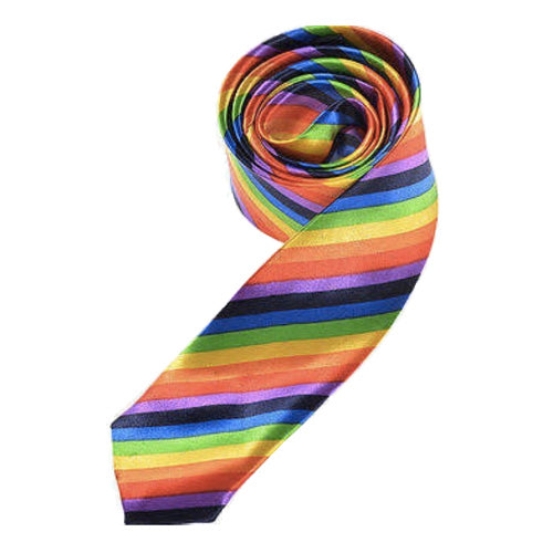 Gay Pride Rainbow Skinny Tie