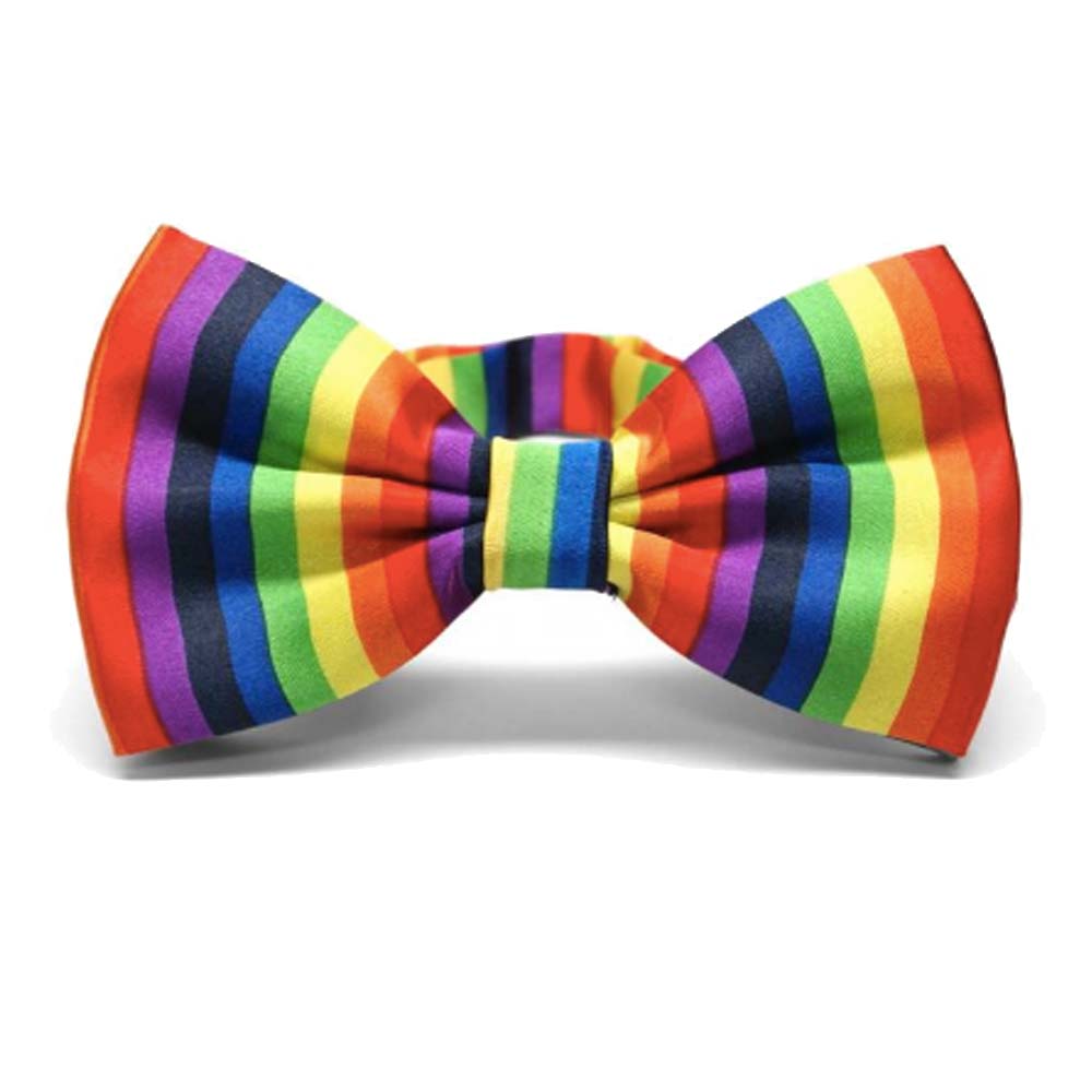 Gay Pride Rainbow Adjustable Bowtie