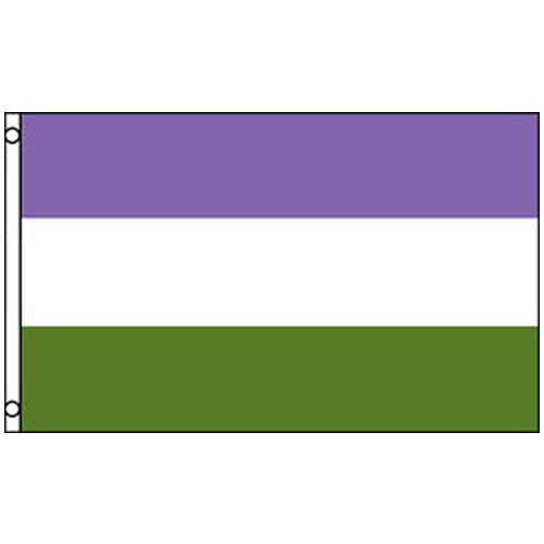 Genderqueer Pride Flag (3ft x 2ft Premium)