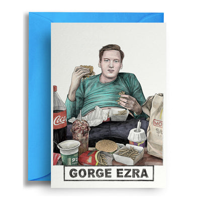 Gorge Ezra - Greetings Card