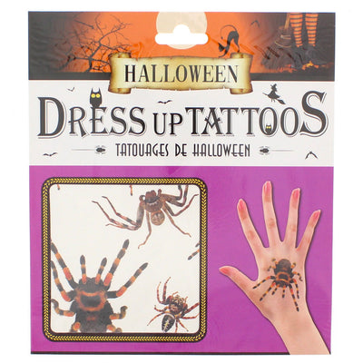 Halloween Hand Tattoos - Spiders