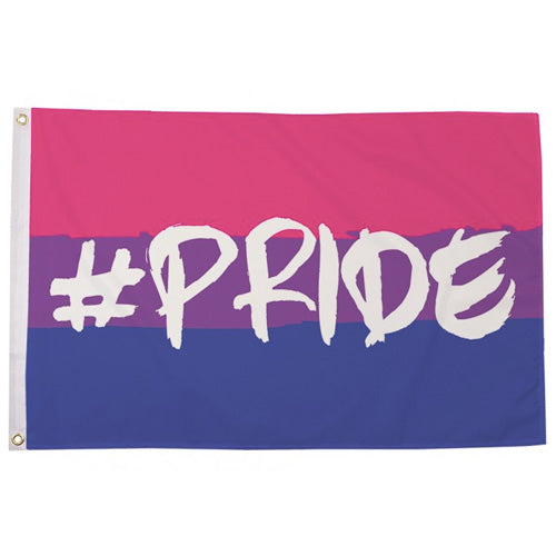 Hashtag Pride Bisexual Flag (5ft x 3ft Premium)