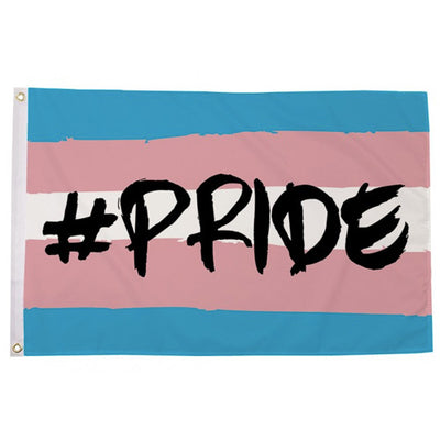 Hashtag Pride Transgender Flag (5ft x 3ft Premium)