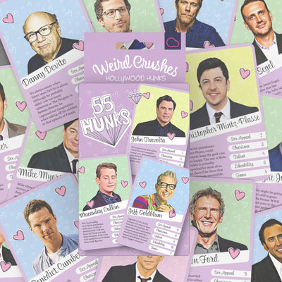 Weird Crushes - Hollywood Hunks Card Game