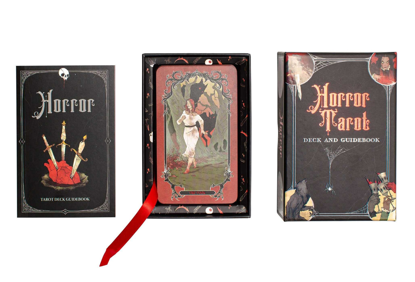 Horror Tarot Cards & Guidebook
