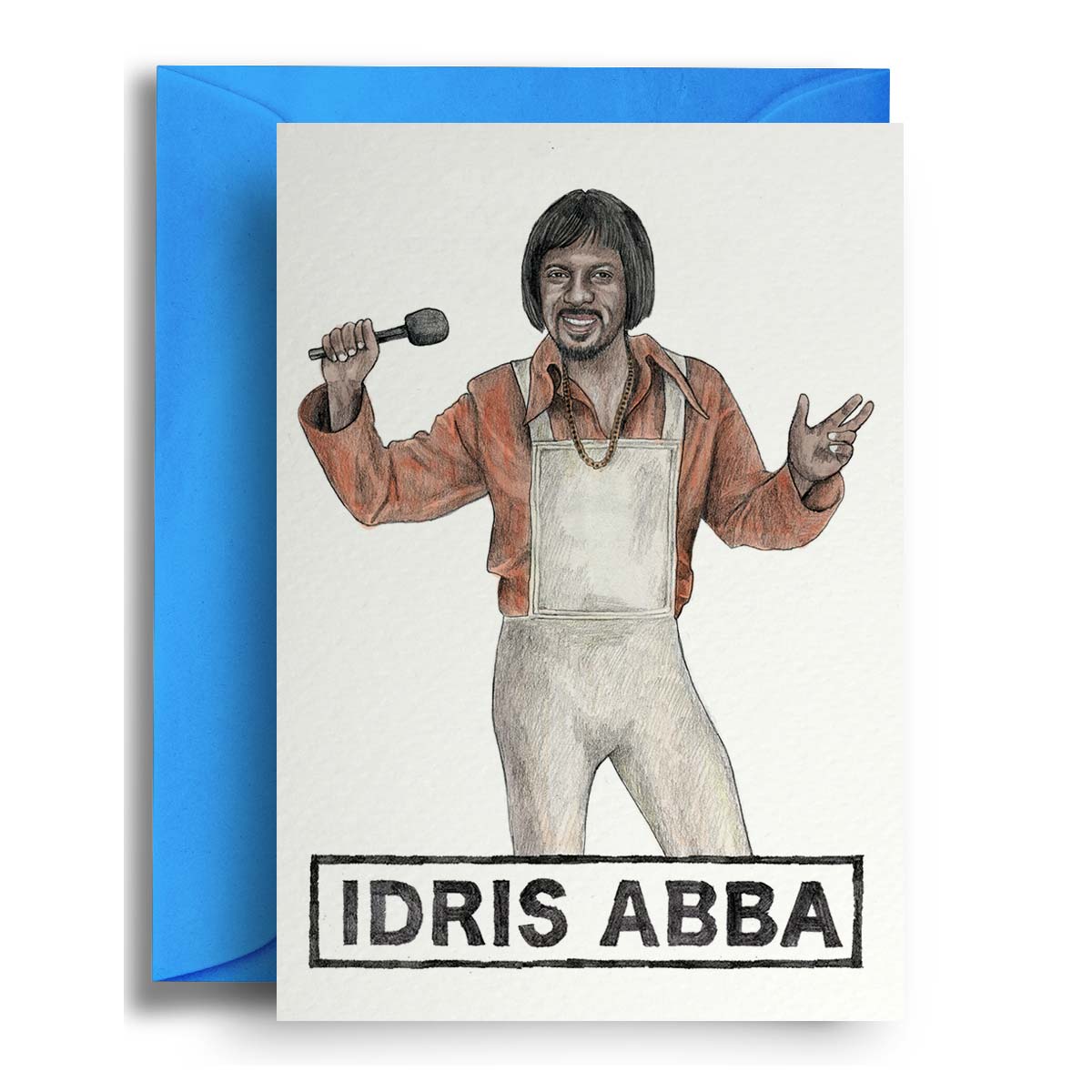 Idris Abba - Greetings Card – www.gayprideshop.co.uk