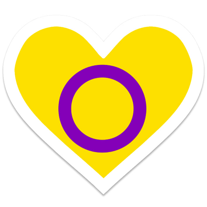 Intersex Heart Vinyl Waterproof Sticker