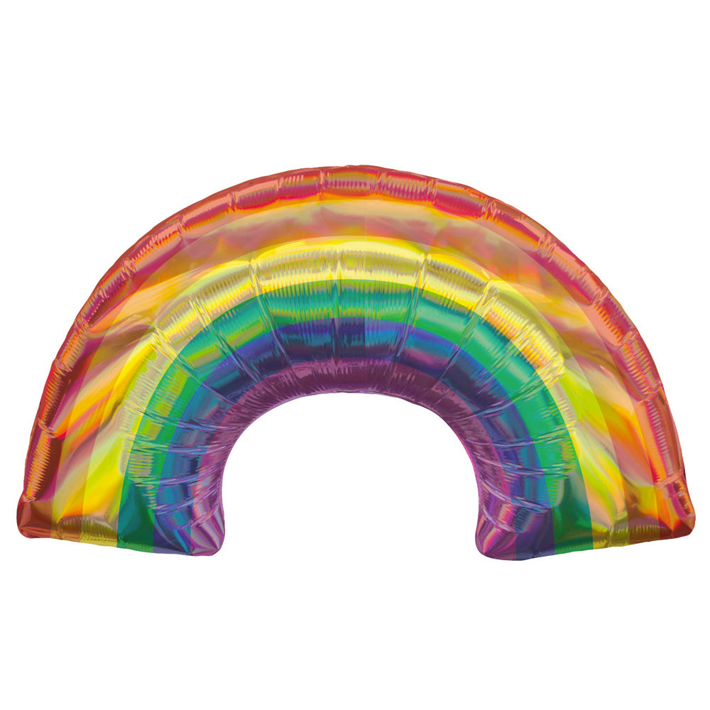 Gay Pride Rainbow Iridescent SuperShape Foil Balloon