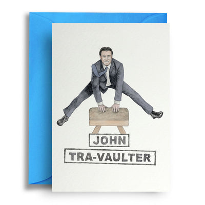 John Tra-Vaulter - Greetings Card