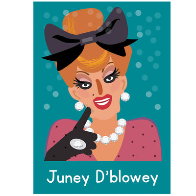 Life's A Drag - Juney D'blowey Greetings Card