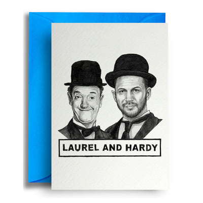 Laurel & Hardy - Greetings Card