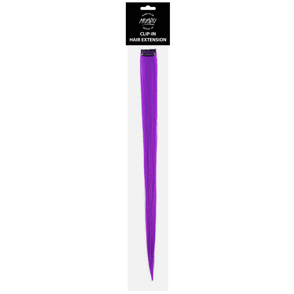 MUOBU Clip-In Hair Extension Strip - Light Purple