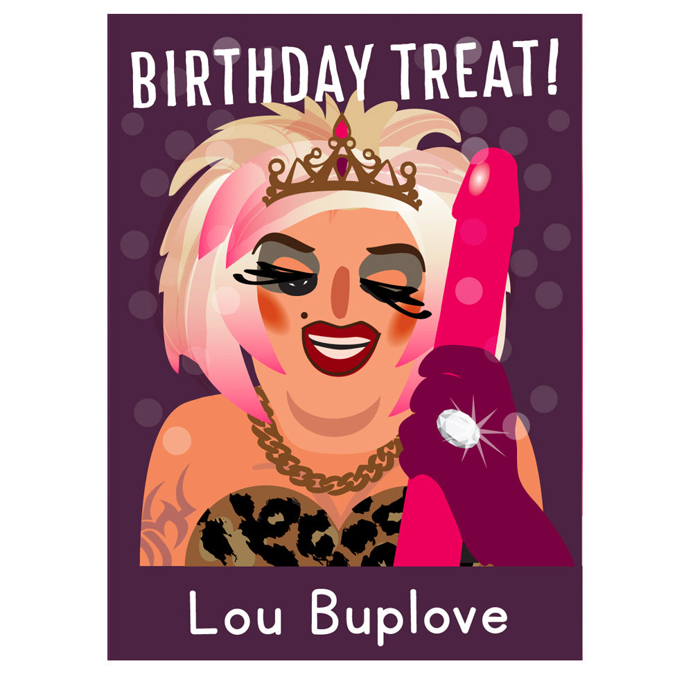 Life's A Drag - Lou Buplove Greetings Card