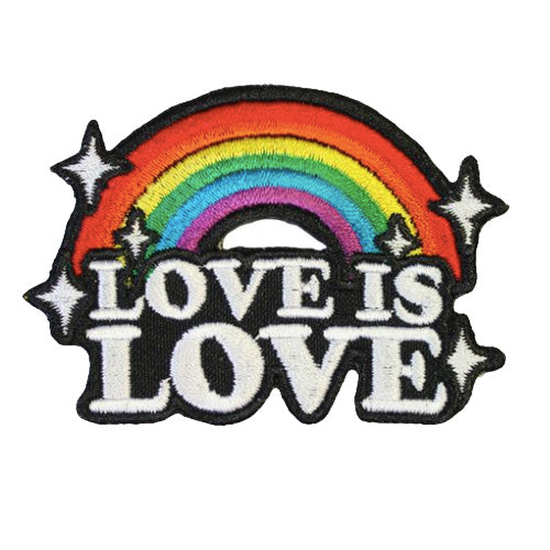 Love Is Love Embroidered Iron-On Patch