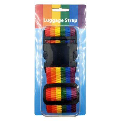 Gay Pride Rainbow Canvas Luggage Strap