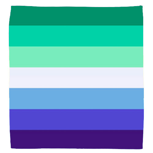 Gay Male / MLM (Men Loving Men) Pride Flag Bandana